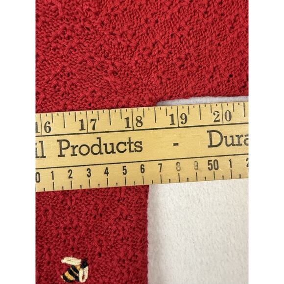 Northern Isles Bees Flowers Knit Cardigan Women’s S Grannycore Boho Romantic VTG - Picture 9 of 12